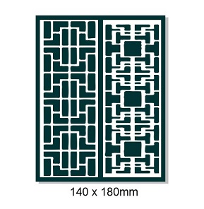 Maze 1 creative chipboard 140 x 180mm Min buy 3